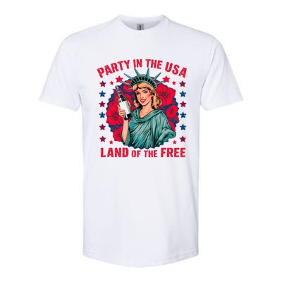 Party In The Usa Land Of The Free Softstyle CVC T-Shirt