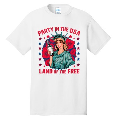 Party In The Usa Land Of The Free Tall T-Shirt