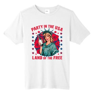 Party In The Usa Land Of The Free Tall Fusion ChromaSoft Performance T-Shirt