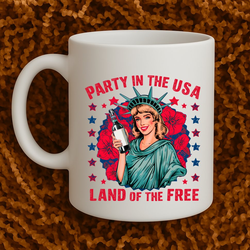 Party In The Usa Land Of The Free Mug