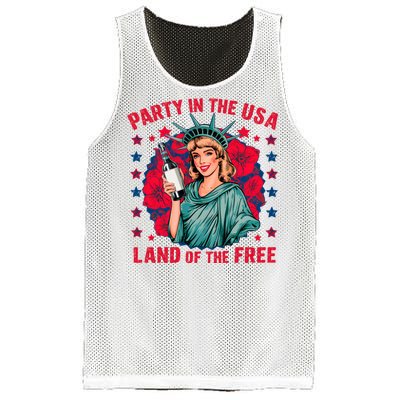 Party In The Usa Land Of The Free Mesh Reversible Basketball Jersey Tank