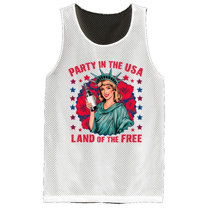 Party In The Usa Land Of The Free Mesh Reversible Basketball Jersey Tank