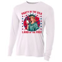 Party In The Usa Land Of The Free Cooling Performance Long Sleeve Crew