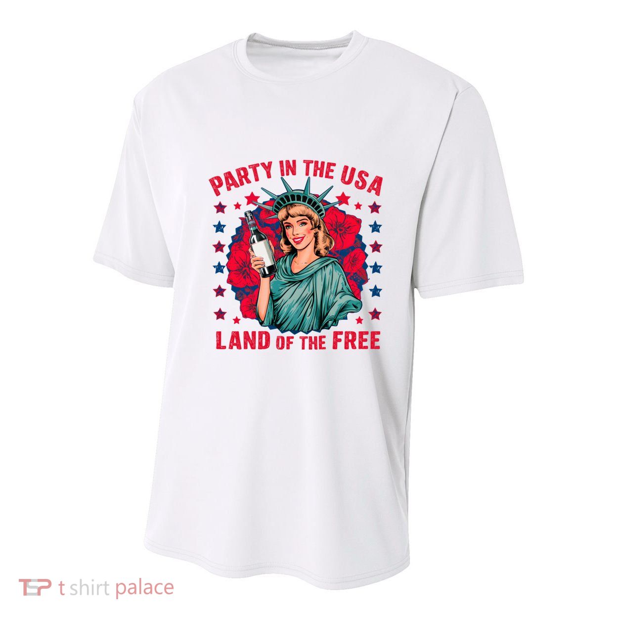 Party In The Usa Land Of The Free Youth Performance Sprint T-Shirt