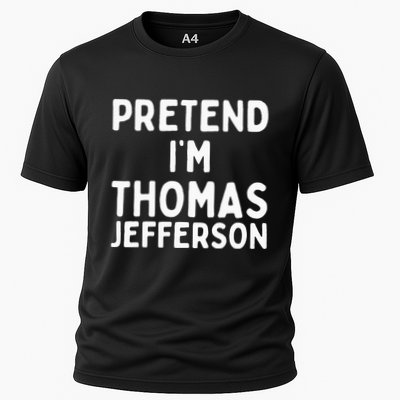Pretend IM Thomas Jefferson Funny Lazy Halloween Costume Performance Shirt