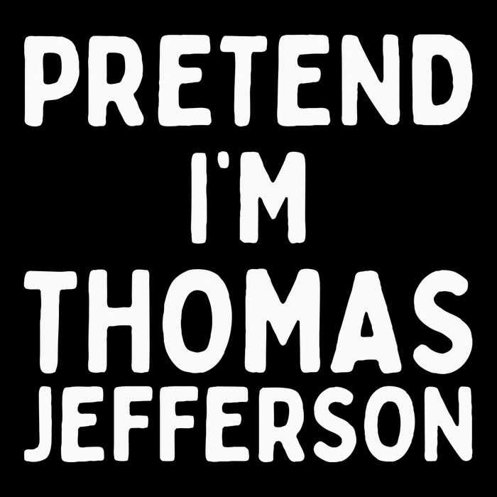 Pretend IM Thomas Jefferson Funny Lazy Halloween Costume Impact Tech Backpack