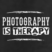 Photography Is Therapy 7 Panel Mesh Trucker Snapback Hat