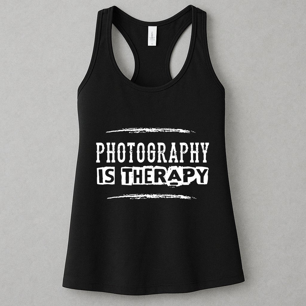 Photography Is Therapy Womens Tank Top