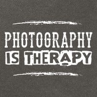 Photography Is Therapy Cotton Canvas Backpack