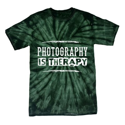 Photography Is Therapy Tie-Dye T-Shirt