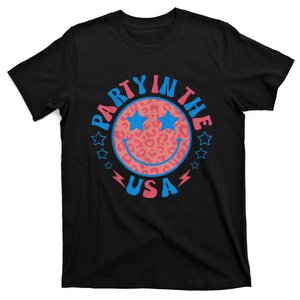 Party In The Usa 4th Of July Preppy Smile T-Shirt