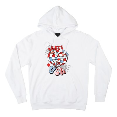 Party In The Usa 4th Of July America Independence Girl Women Hoodie