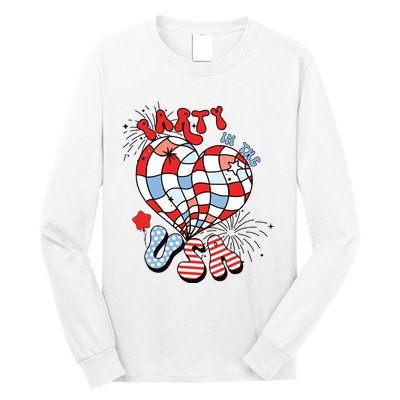 Party In The Usa 4th Of July America Independence Girl Women Long Sleeve Shirt