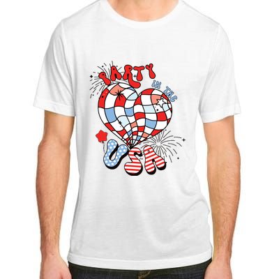 Party In The Usa 4th Of July America Independence Girl Women Adult ChromaSoft Performance T-Shirt