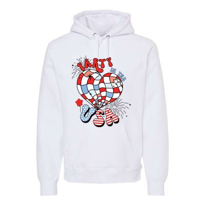 Party In The Usa 4th Of July America Independence Girl Women Premium Hoodie