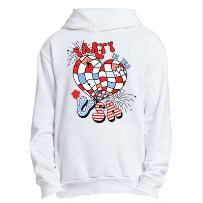 Party In The Usa 4th Of July America Independence Girl Women Urban Pullover Hoodie