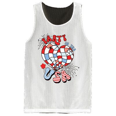 Party In The Usa 4th Of July America Independence Girl Women Mesh Reversible Basketball Jersey Tank