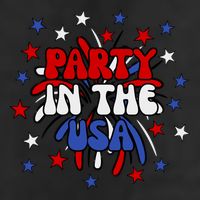 Party In The Usa Festive 4th Of July Celebration 11oz C Handle Ceramic Mug