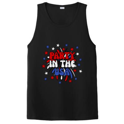 Party In The Usa Festive 4th Of July Celebration PosiCharge Competitor Tank