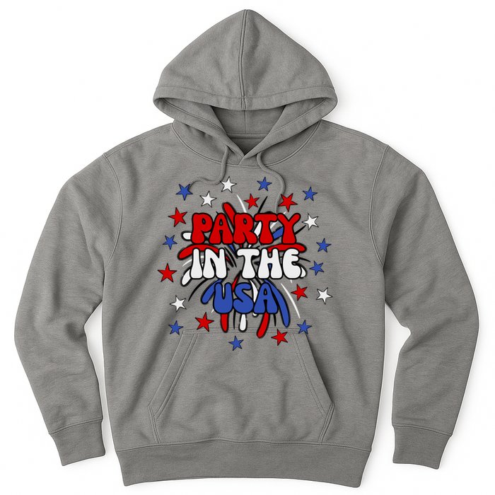 Party In The Usa Festive 4th Of July Celebration Hoodie