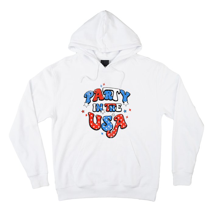 Party In The USA American Flag 4th Of July Hoodie