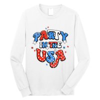 Party In The USA American Flag 4th Of July Long Sleeve Shirt