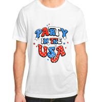 Party In The USA American Flag 4th Of July Adult ChromaSoft Performance T-Shirt