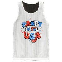 Party In The USA American Flag 4th Of July Mesh Reversible Basketball Jersey Tank