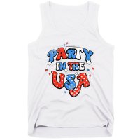 Party In The USA American Flag 4th Of July Tank Top