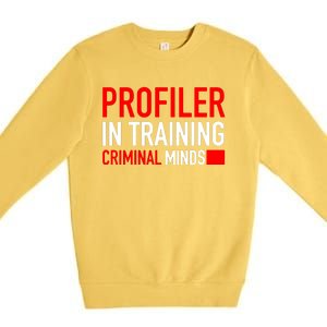 Profiler In Training Premium Crewneck Sweatshirt