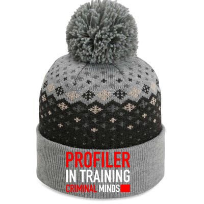 Profiler In Training The Baniff Cuffed Pom Beanie