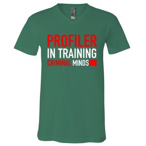 Profiler In Training V-Neck T-Shirt