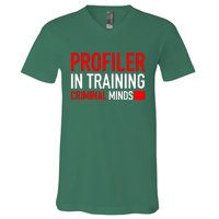 Profiler In Training V-Neck T-Shirt