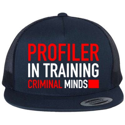 Profiler In Training Flat Bill Trucker Hat