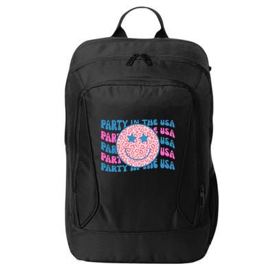Party In The Usa Retro Smile Groovy City Backpack