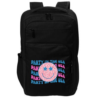 Party In The Usa Retro Smile Groovy Impact Tech Backpack
