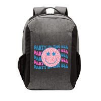 Party In The Usa Retro Smile Groovy Vector Backpack