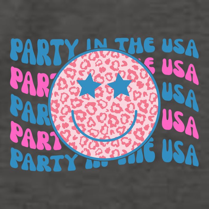 Party In The Usa Retro Smile Groovy Vector Backpack
