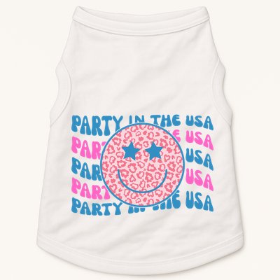 Party In The Usa Retro Smile Groovy Doggie Tank