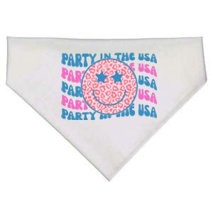 Party In The Usa Retro Smile Groovy USA-Made Doggie Bandana