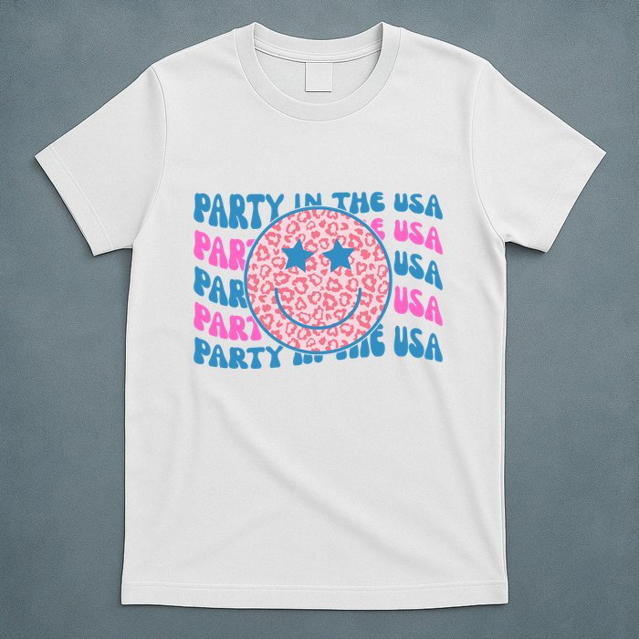 Party In The Usa Retro Smile Groovy T-Shirt