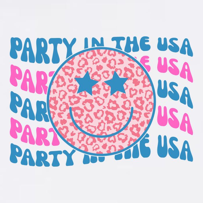 Party In The Usa Retro Smile Groovy T-Shirt