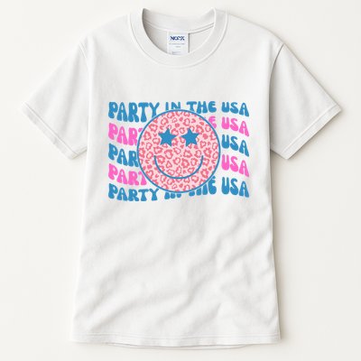 Party In The Usa Retro Smile Groovy Tall T-Shirt