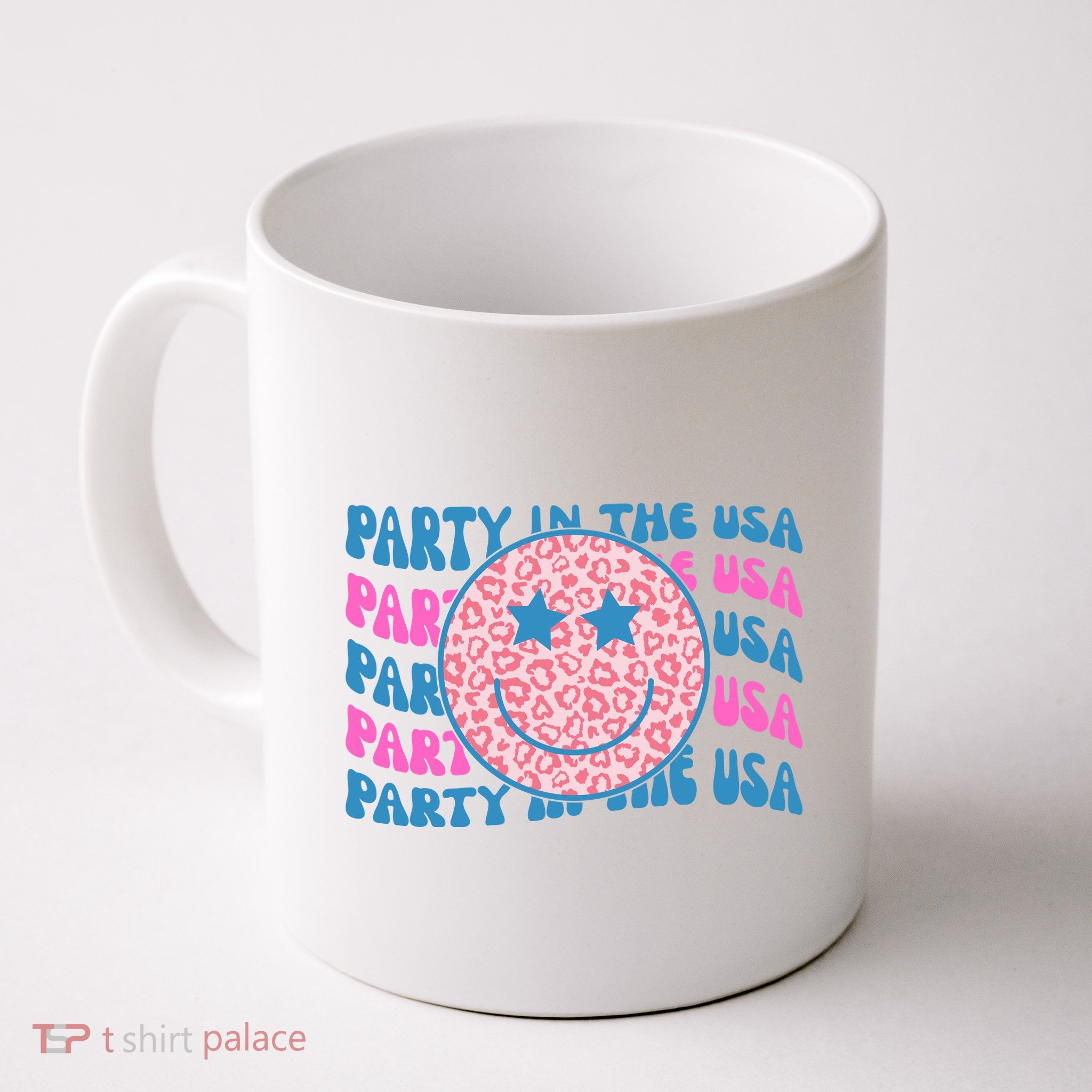 Party In The Usa Retro Smile Groovy Mug