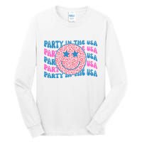 Party In The Usa Retro Smile Groovy Tall Long Sleeve T-Shirt