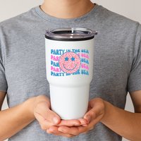 Party In The Usa Retro Smile Groovy Tumbler