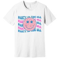Party In The Usa Retro Smile Groovy Premium T-Shirt