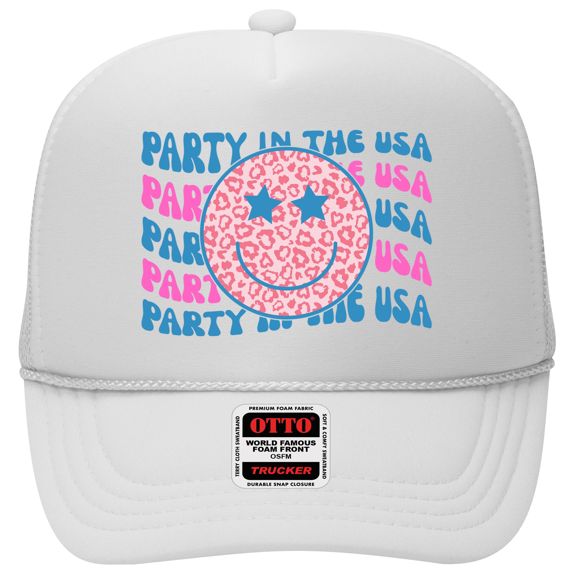 Party In The Usa Retro Smile Groovy Hat