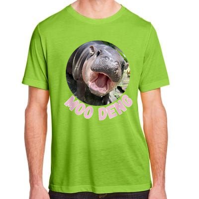 Pig In Thai Hippopotamus Cute Baby Hippo Moo Deng Bouncy Gift Adult ChromaSoft Performance T-Shirt