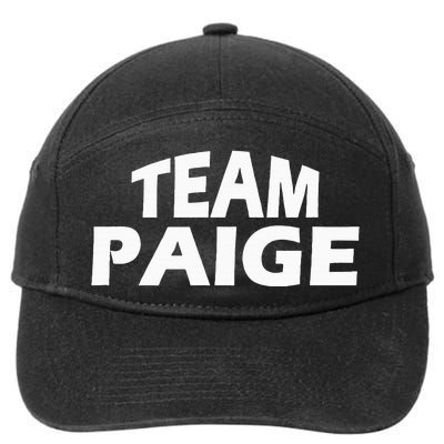 Paige Is The Name Funny Team Paige 7-Panel Snapback Hat